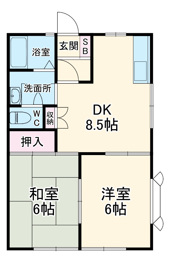 ヴェルサージ湘南の間取り