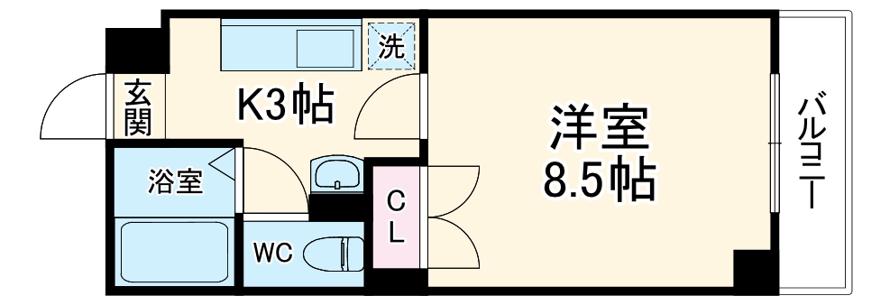 フィオーレ白山の間取り