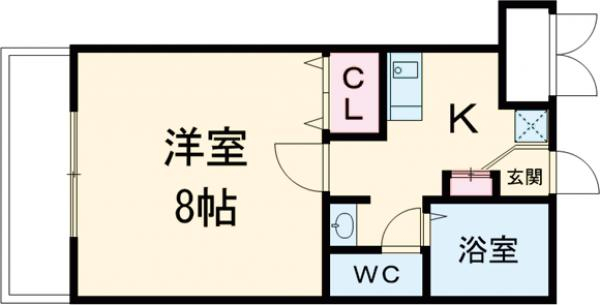 ミレーユⅡの間取り