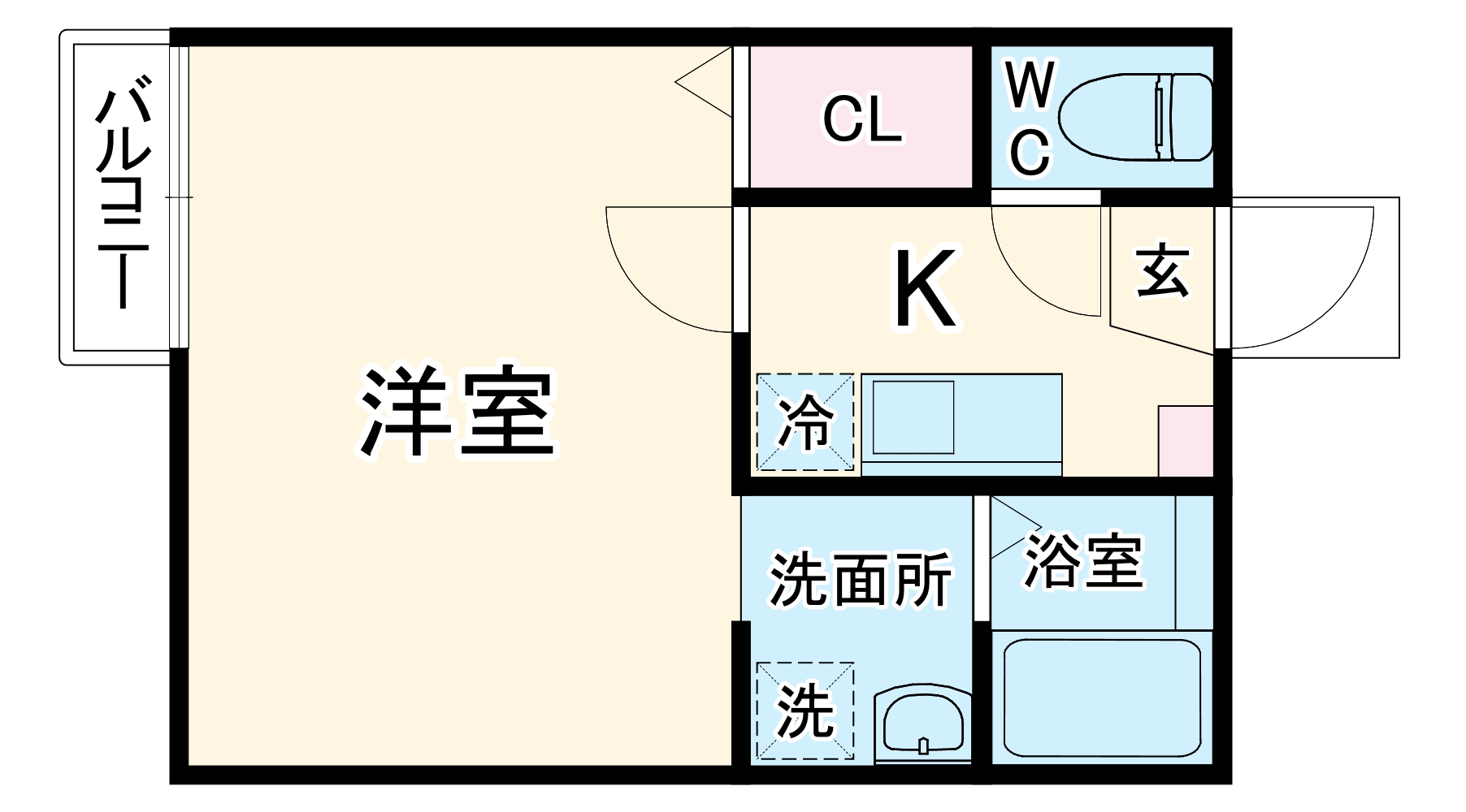 プレミエール新田の間取り