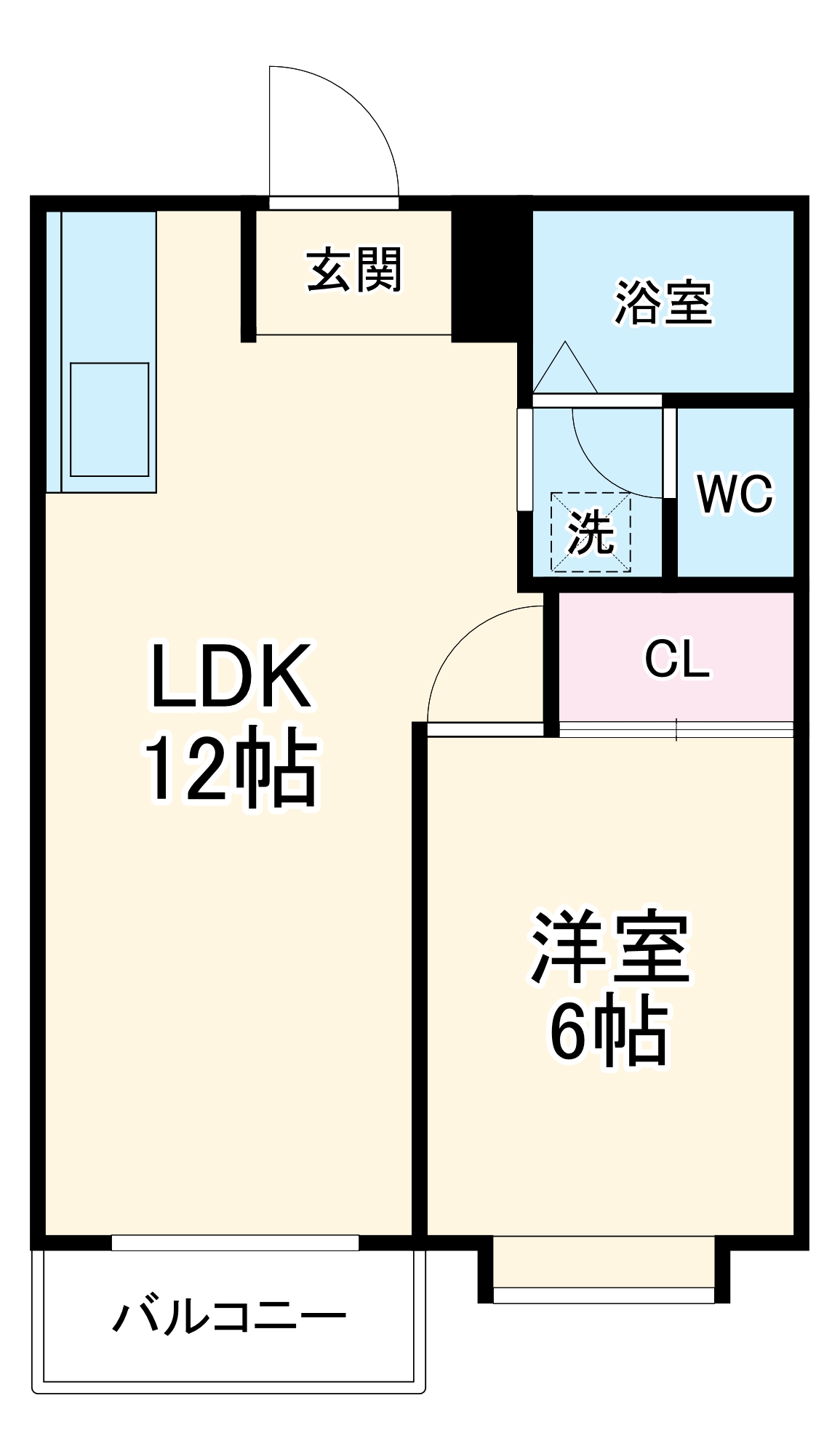 エルディム藤の間取り