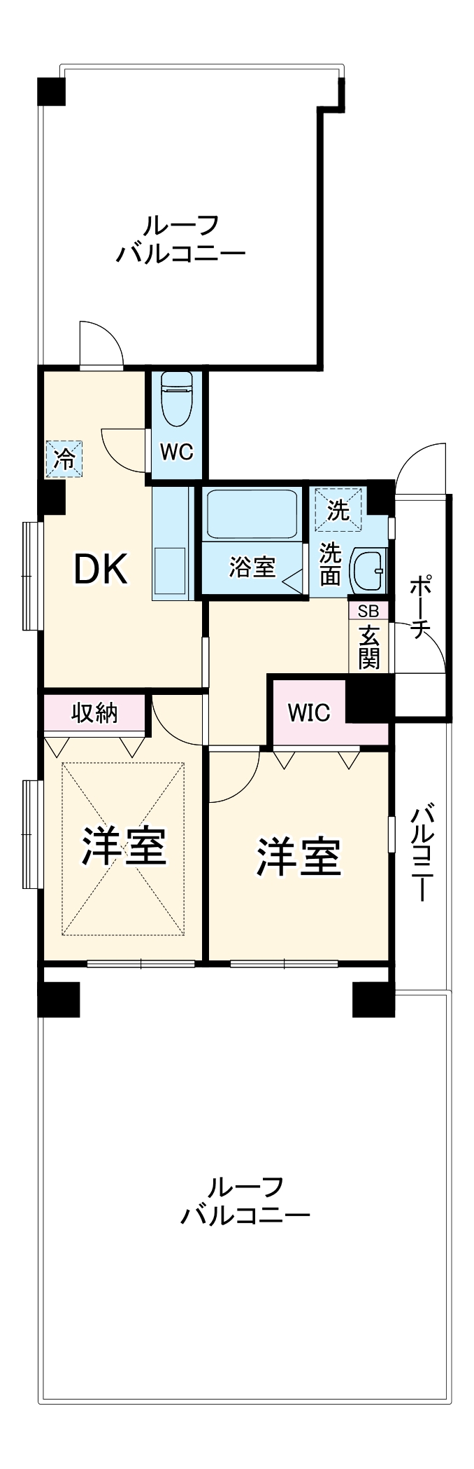 ラ・フォンテの間取り