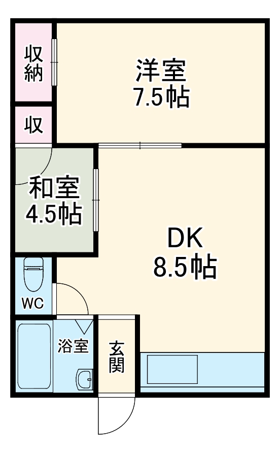 メゾン椎名の間取り
