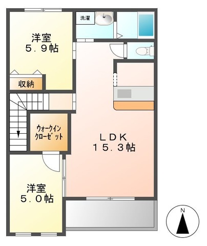 ディア ベルジュの間取り
