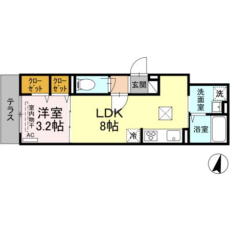 エクシード・ポメロの間取り
