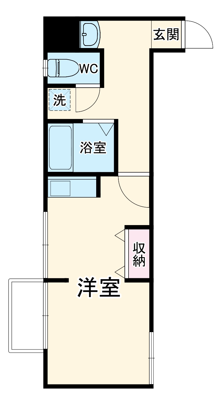 ラフォーレF・Kの間取り