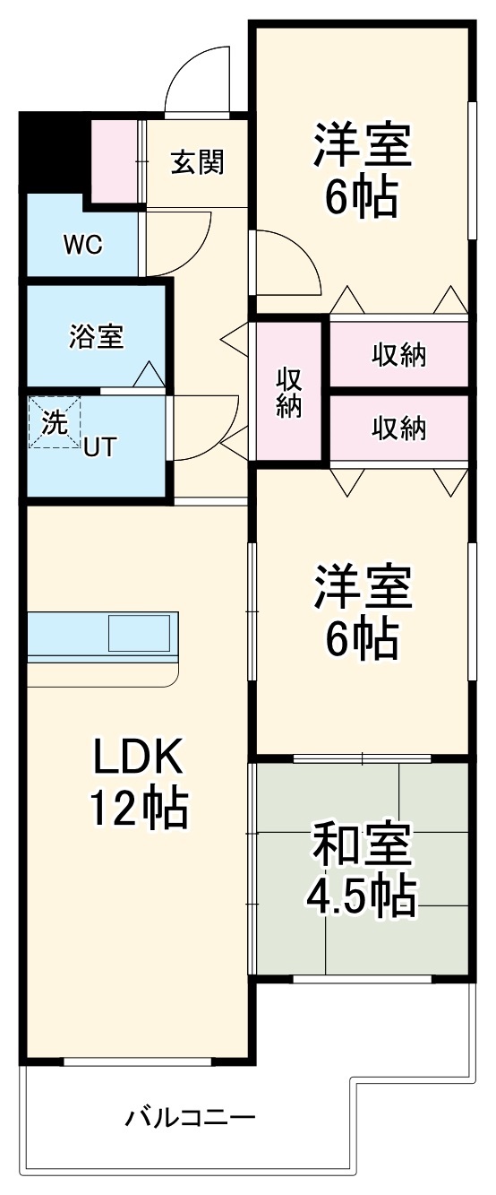 サン ファミールの間取り