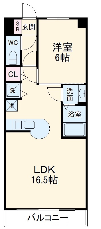 ニッセイディーセント金山の間取り