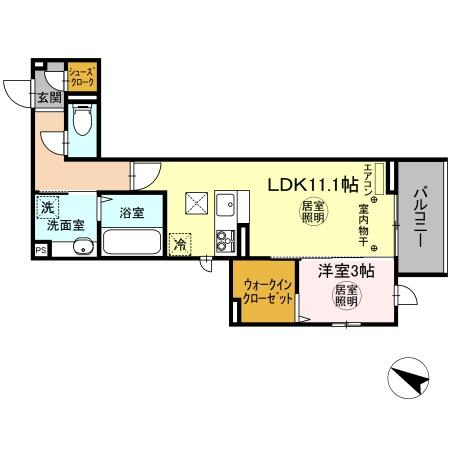 ベルフラワーの間取り