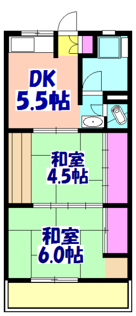 シティハイム船橋の間取り