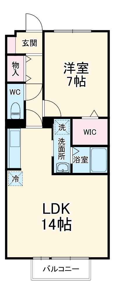 ベイサージュの間取り