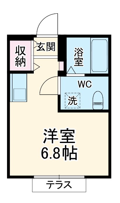 アヴァンティ上溝の間取り