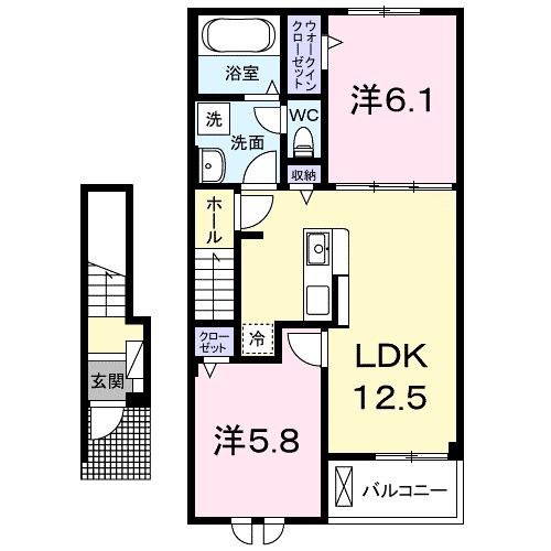 エストボヌールの間取り