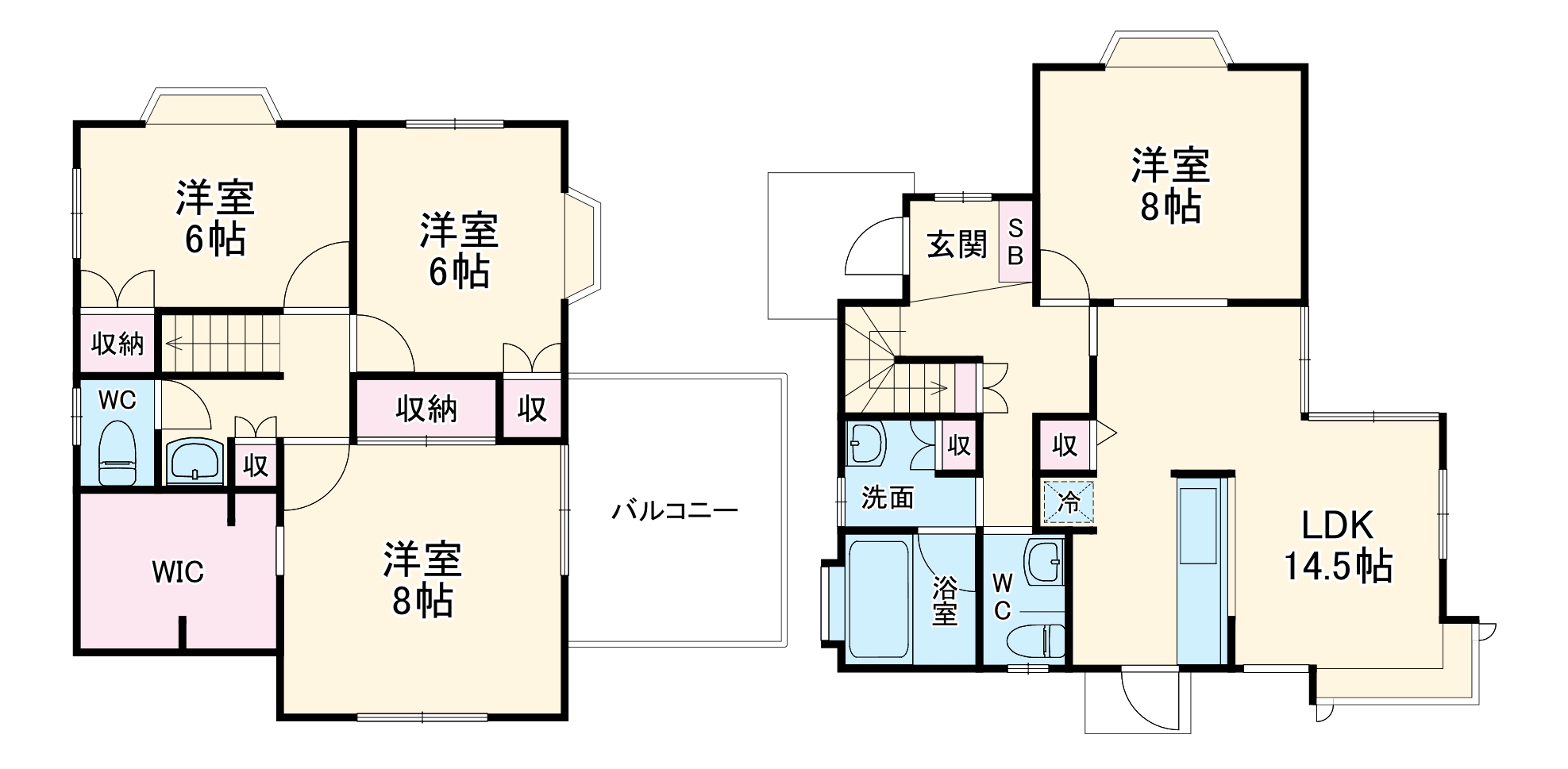 ビラ・コリーナ市が尾の間取り