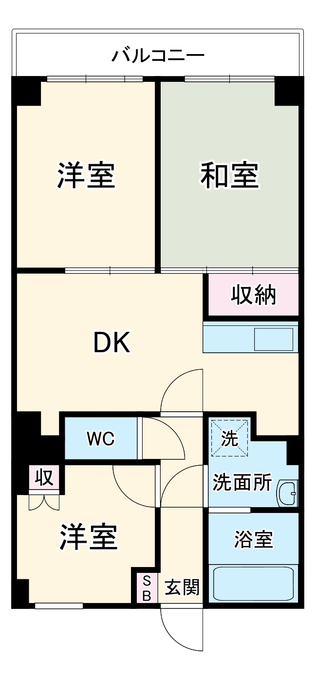 スターホームズ横須賀中央の間取り