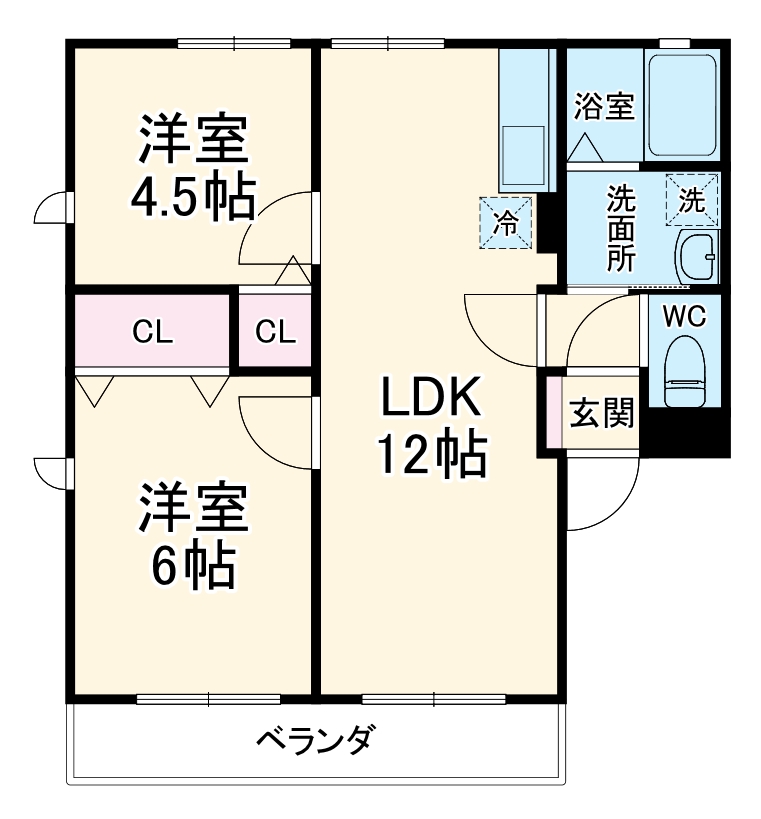 オリエンタルコートⅠの間取り