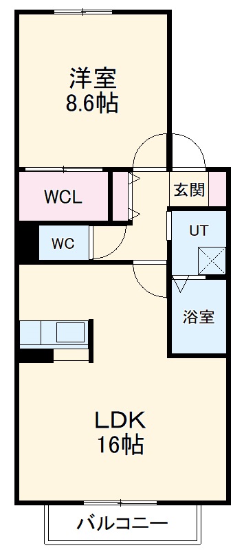 REJION滝ノ水 の間取り
