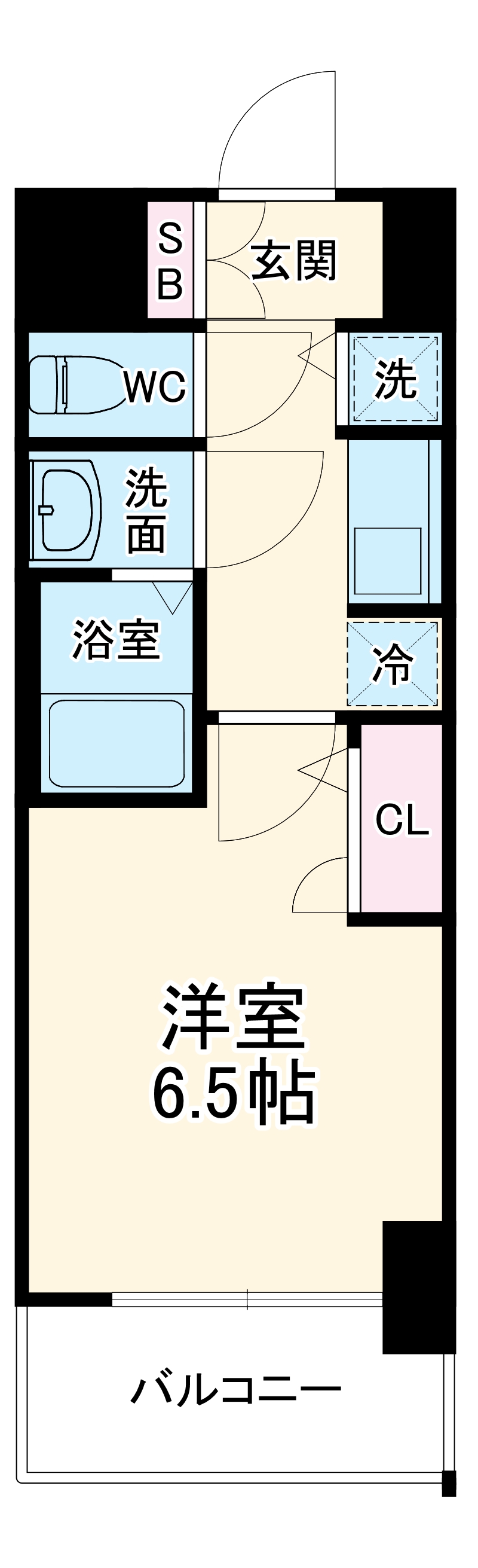 S-RESIDENCE都島Elegantの間取り