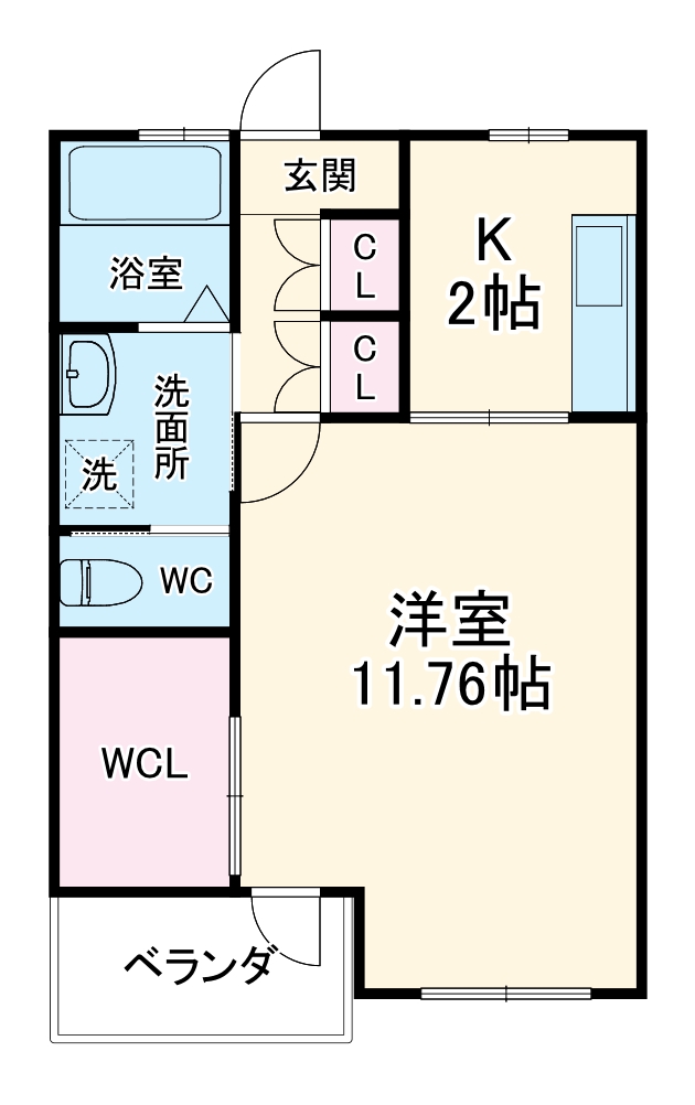アルテクールの間取り