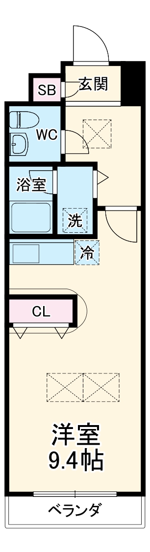 ヴィヴァーチェあざみ野の間取り