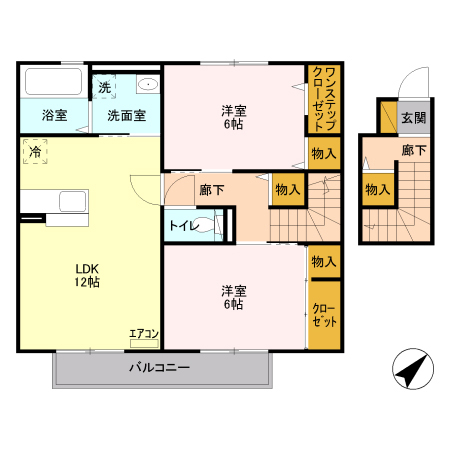 ドエルKの間取り
