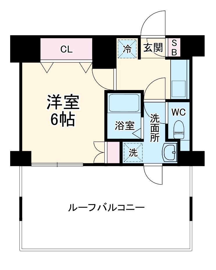 エステムコート京都梅小路公園の間取り
