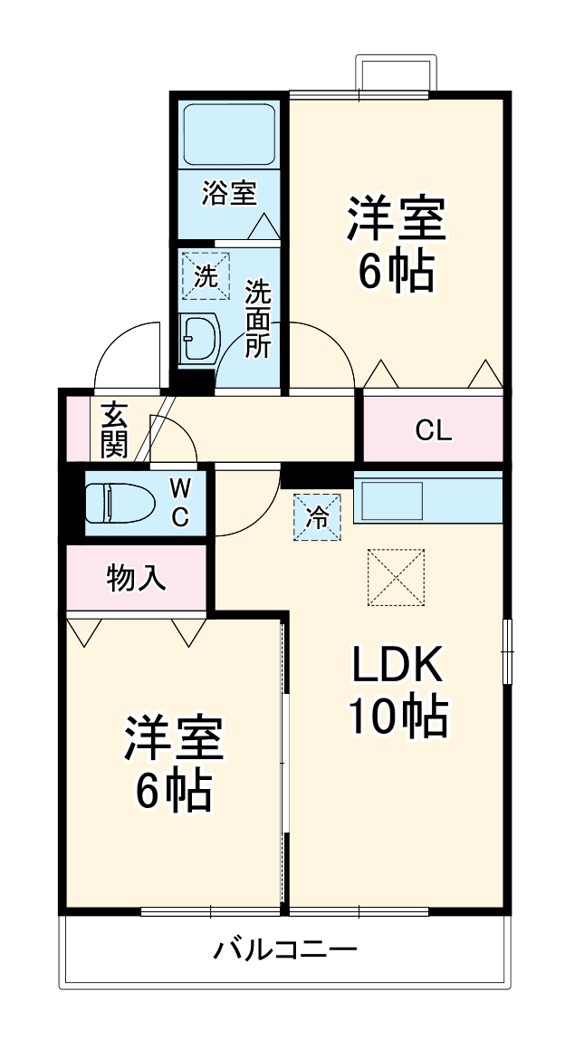 ルミエール 弐番館の間取り