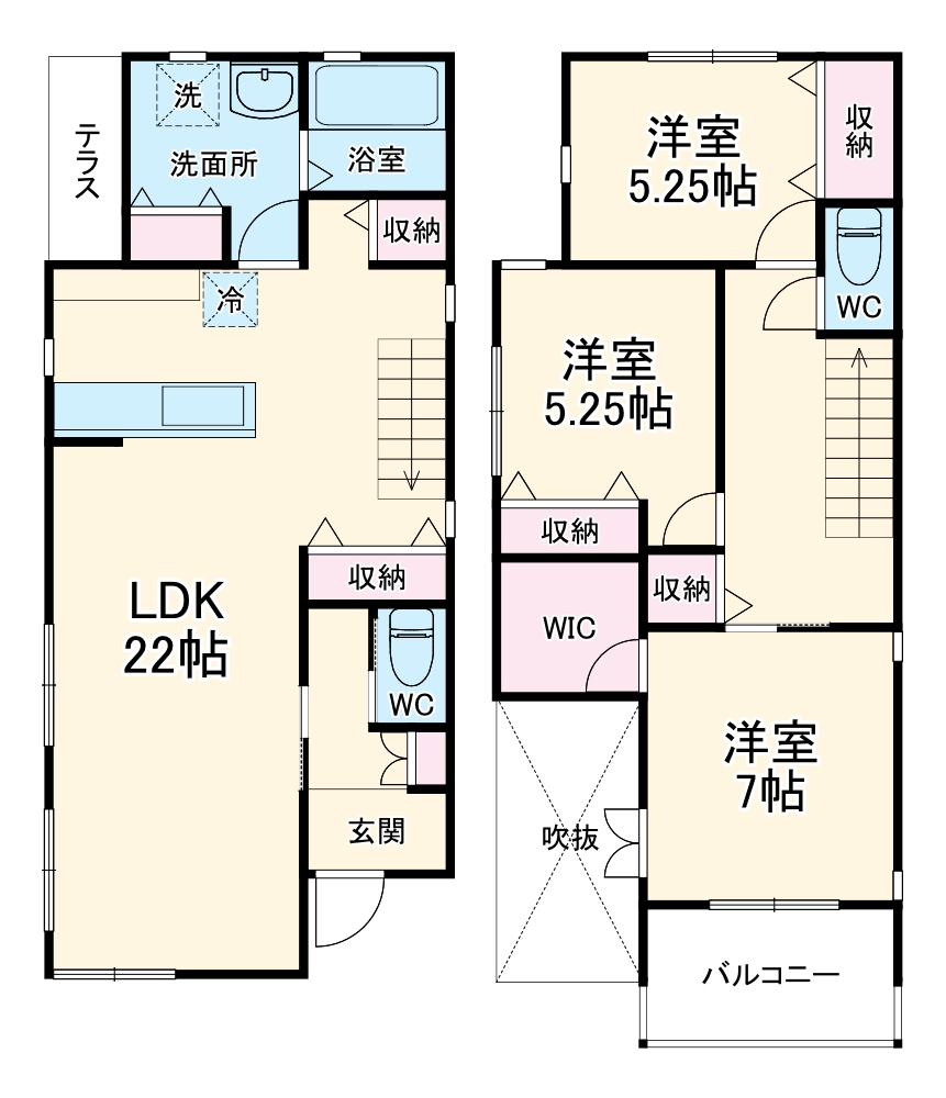 リーブルファイン東本地ケ原町の間取り
