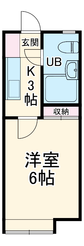 コーポ浅野Bの間取り