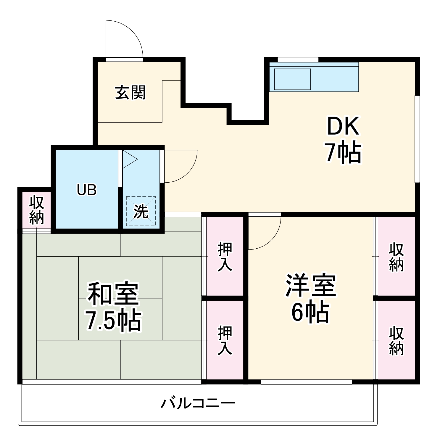 ソフィアマンションの間取り