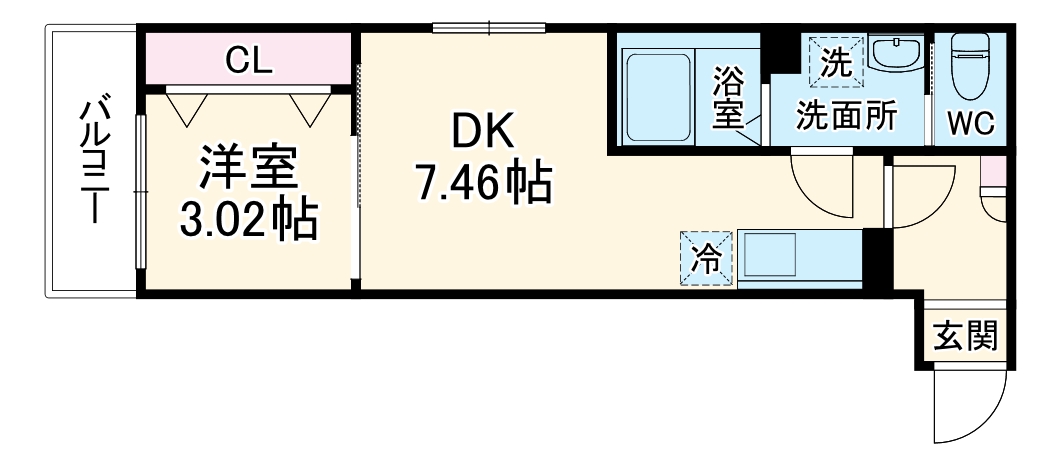 AJ津田沼Kの間取り