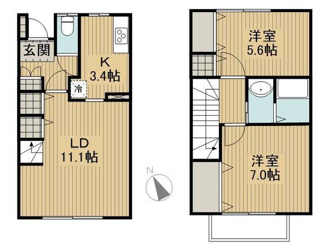 カンピジャーナ Aの間取り