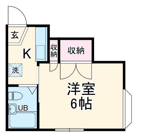 光コーポ希望が丘の間取り