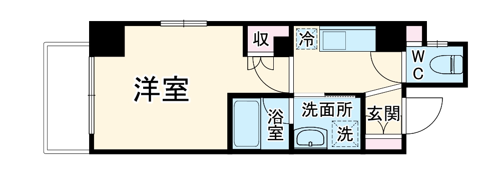 エスティメゾン登戸の間取り