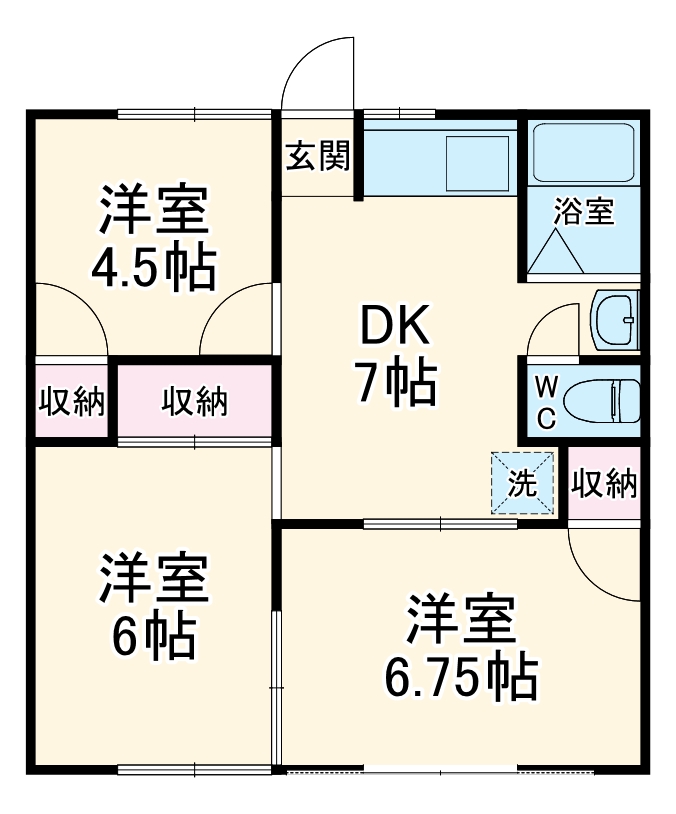 平成ハイツの間取り