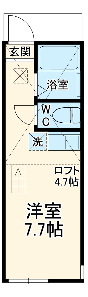 ユナイト三春ウィンチェスターの間取り