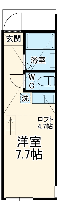 ユナイト三春テムズゲートウェイの間取り