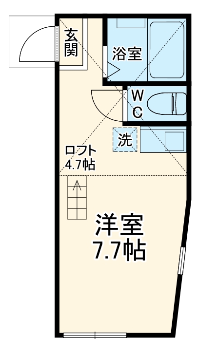 ユナイト三春テムズゲートウェイの間取り