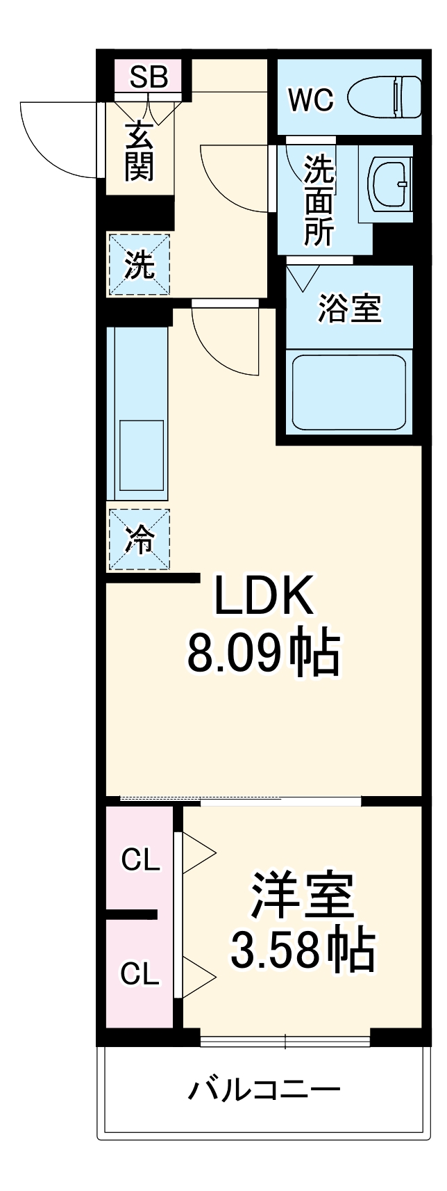 ヴィラ検見川浜の間取り