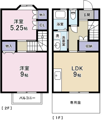 モンターニュⅡ番館の間取り