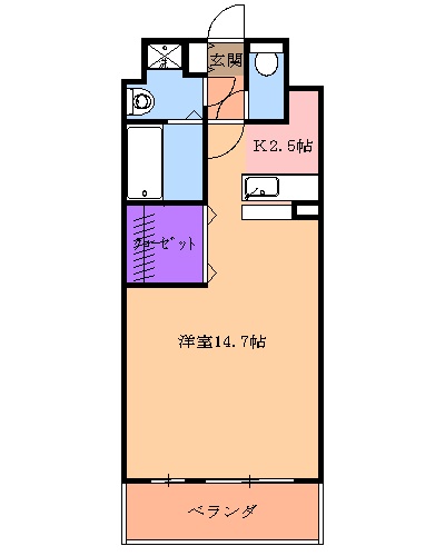 壱番館元今泉の間取り