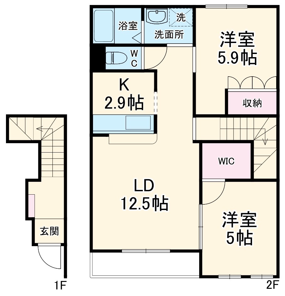 リビングストンの間取り