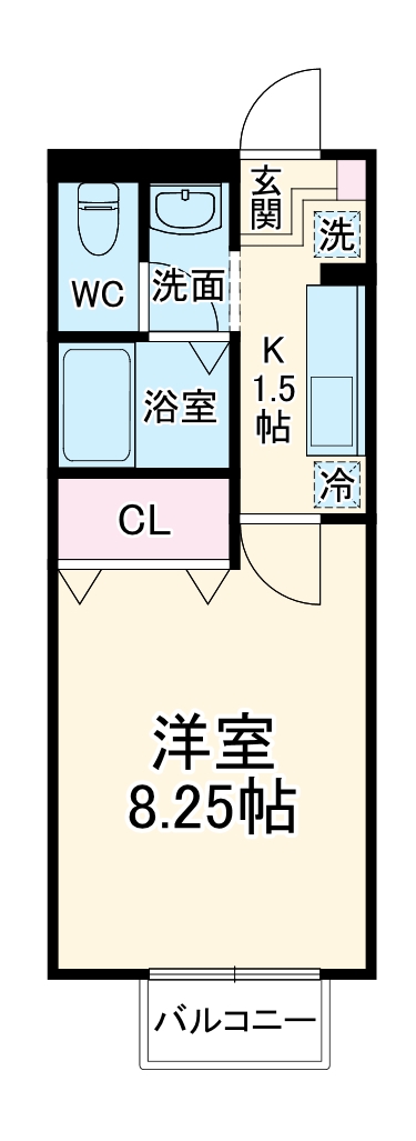 グランモア Ⅰの間取り