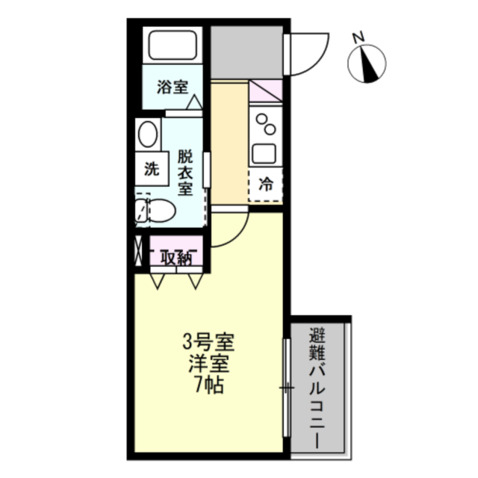 ベイルーム本厚木Southの間取り
