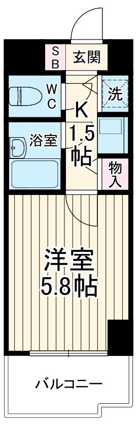 レクセル新狭山の間取り