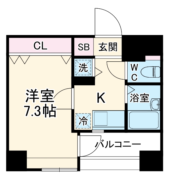 セジョリ横浜みなとみらいの間取り