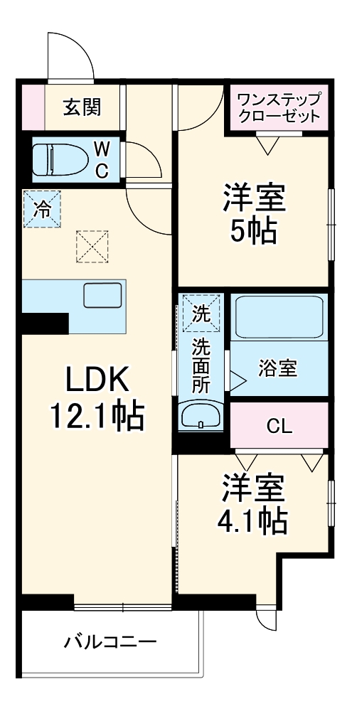 シエルクレールの間取り