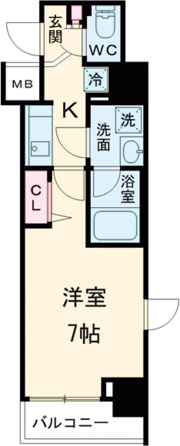 ラフィスタ金町の間取り