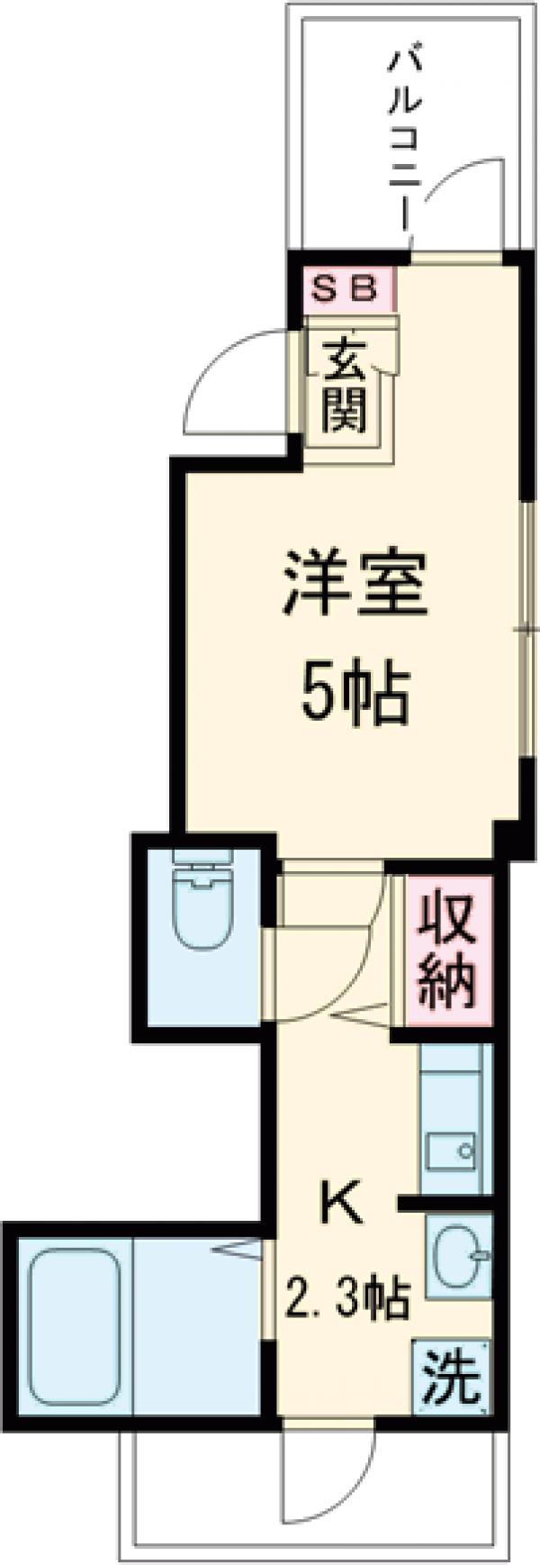 東四つ木の完工年月(2018年5月)築の賃貸アパートの間取り