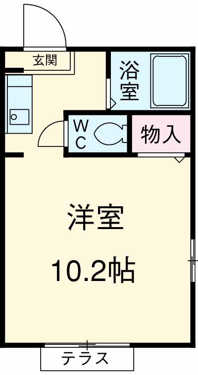 フローラ本多の間取り